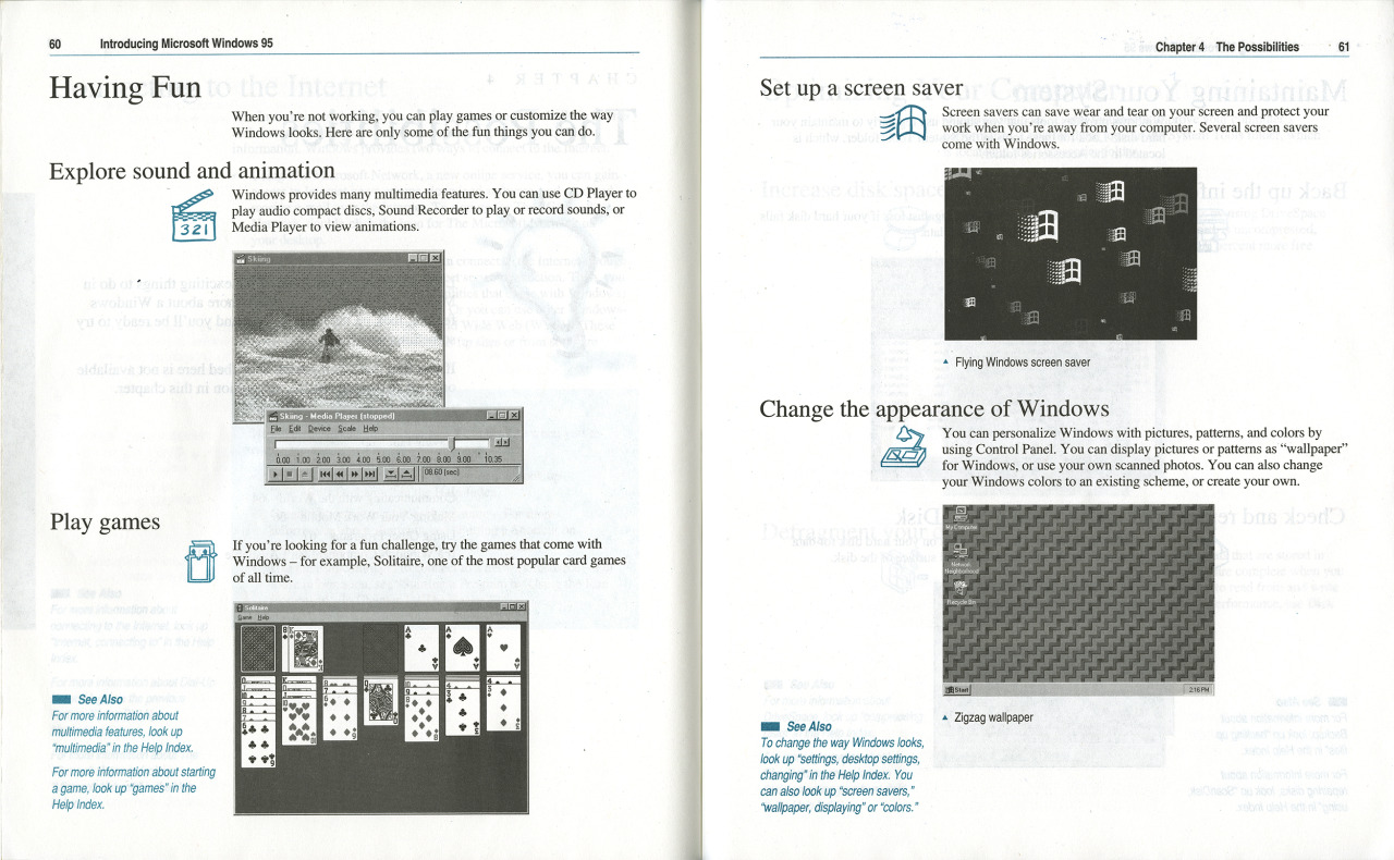 Source&mdash;Scanned from personal collection&mdash;Introducing Windows 95 Booklet by Microsoft