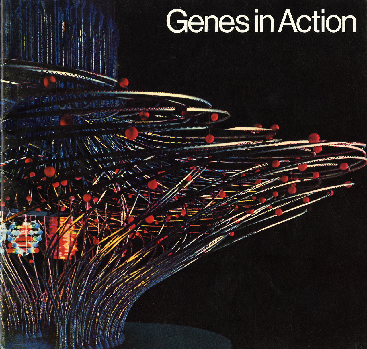 Source&mdash;Scanned from personal collection&mdash;Genes in Action by Will Burtin for The Upjohn Company (1967)