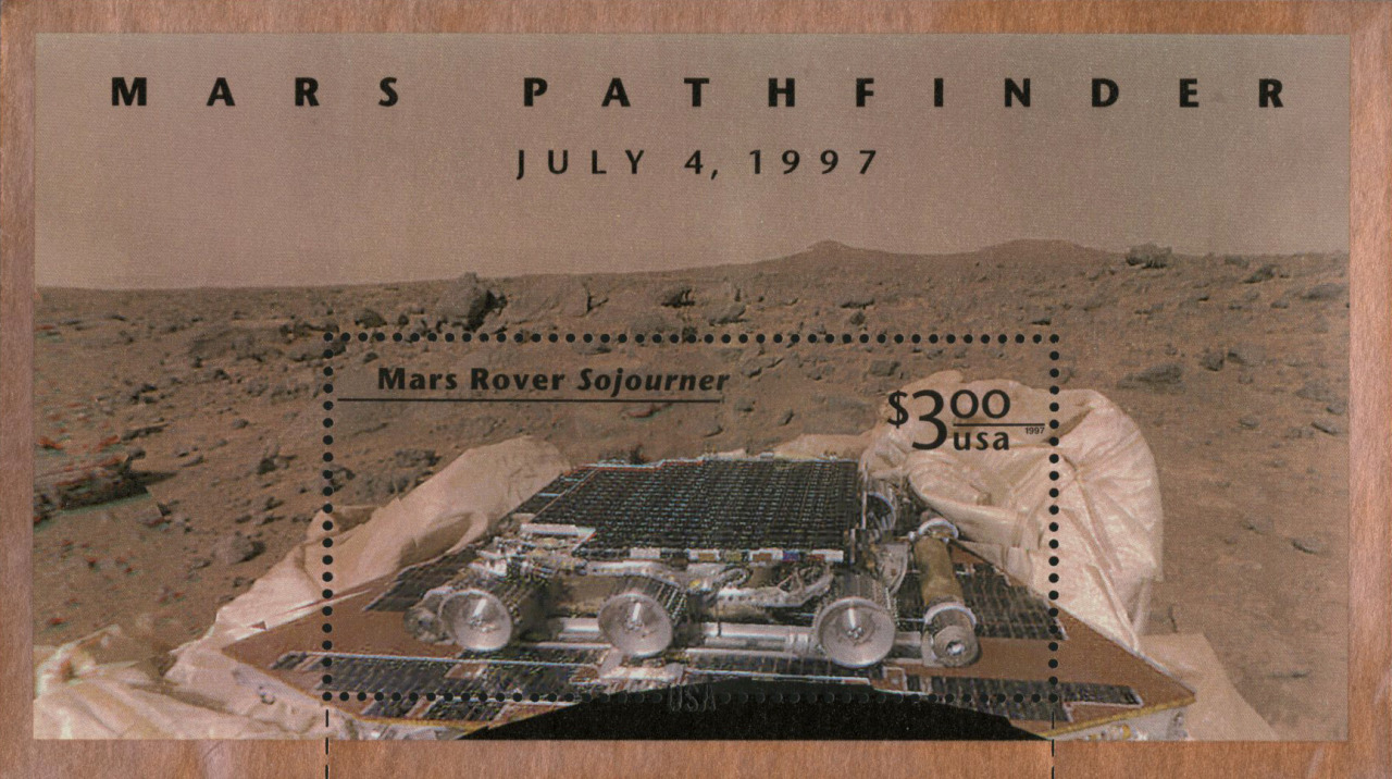 Source&mdash;Scanned from personal collection&mdash;Commemorative stamp by USPS (1997)
