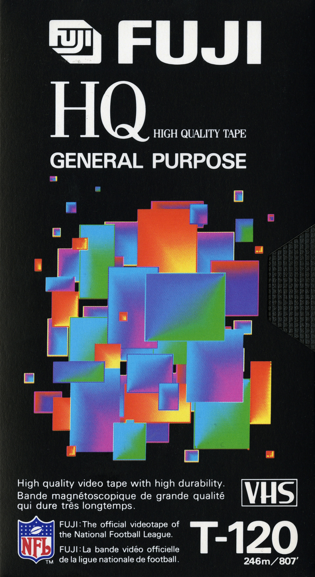 Source&mdash;Scanned from personal collection&mdash;Fuji High Quality Tape Packaging